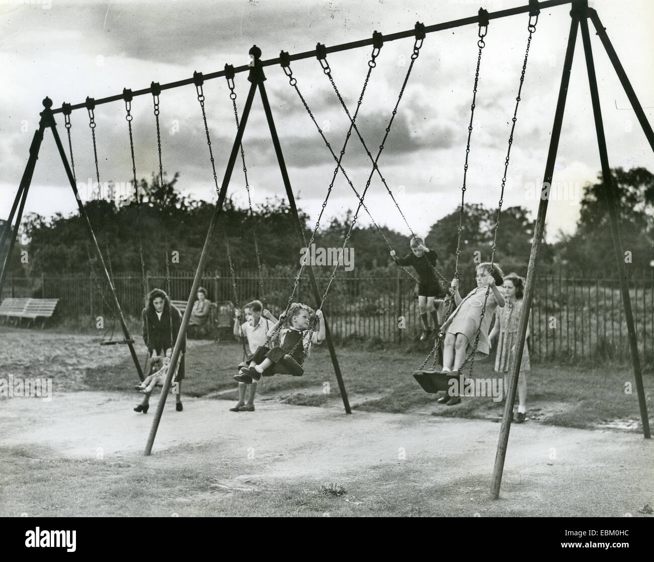 PLAYGROUND about 1948 Stock Photo - Alamy