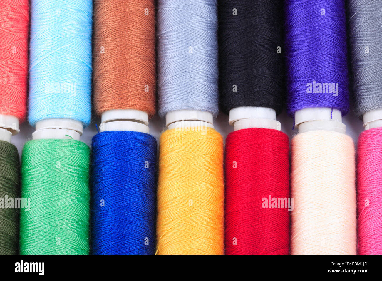 many spool thread Stock Photo Alamy