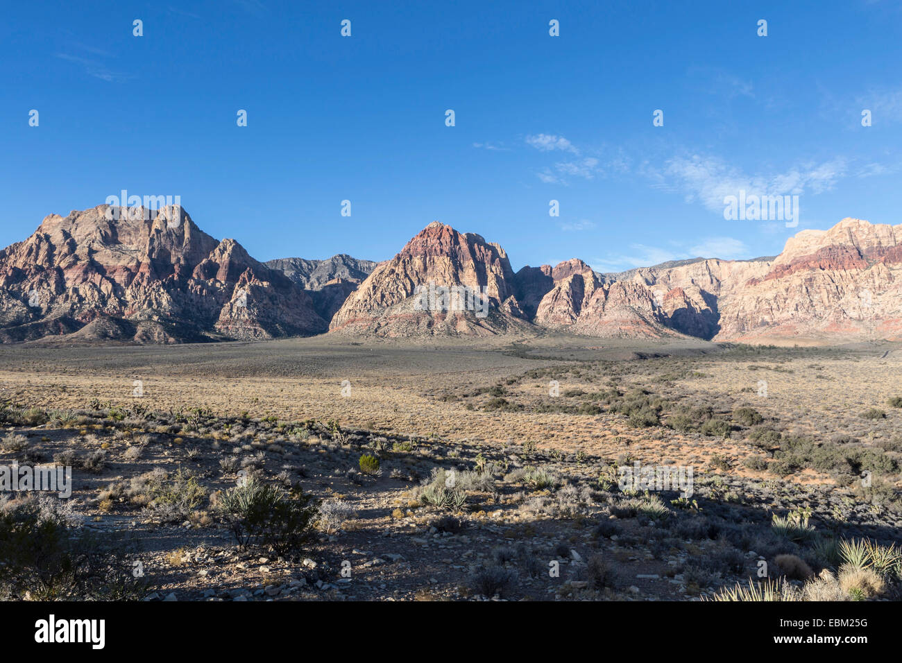 Red Rock Canyon National Conservation Area near Las Vegas Nevada. Stock Photo