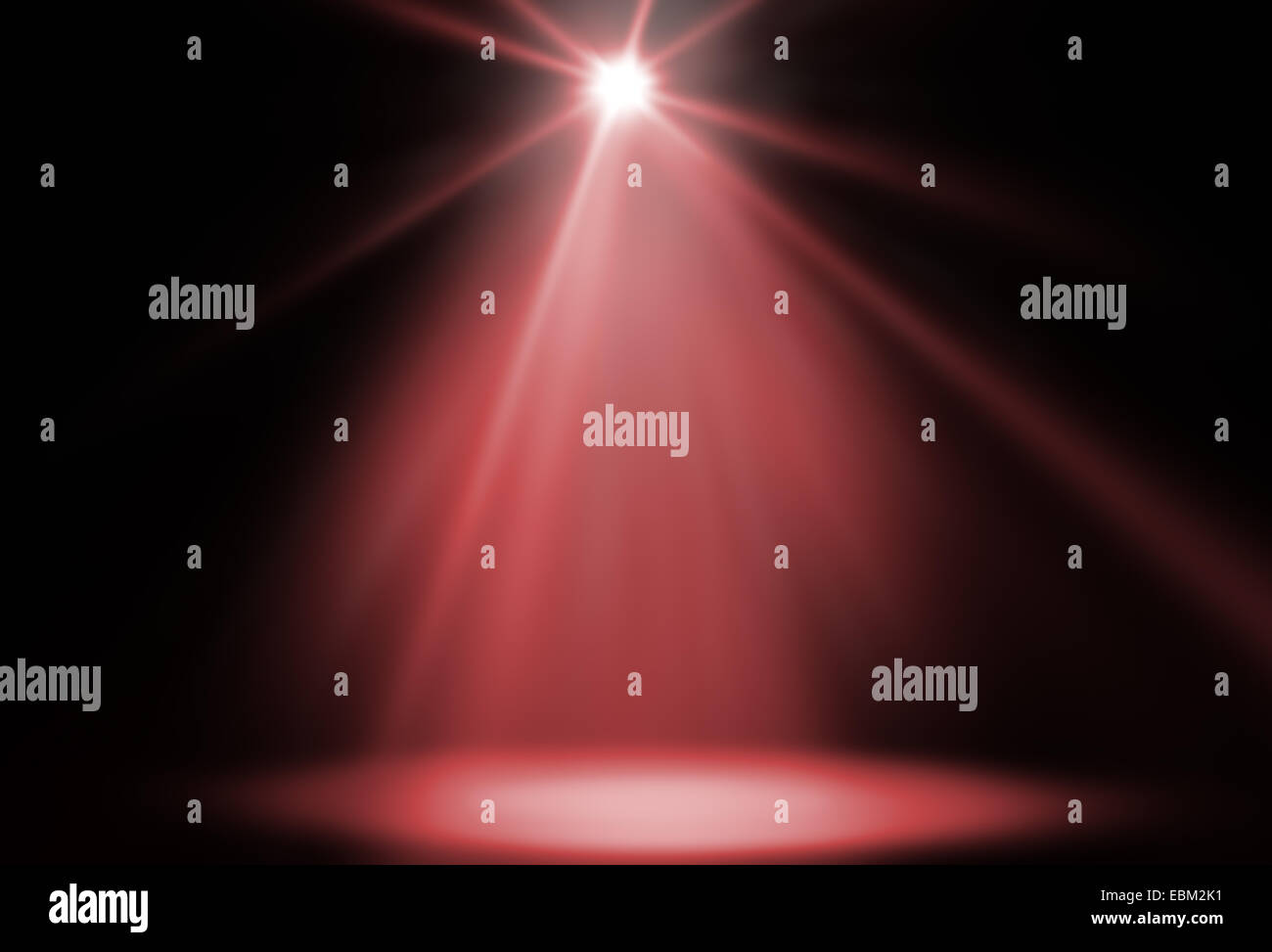 stage spot lighting background red Stock Photo Alamy
