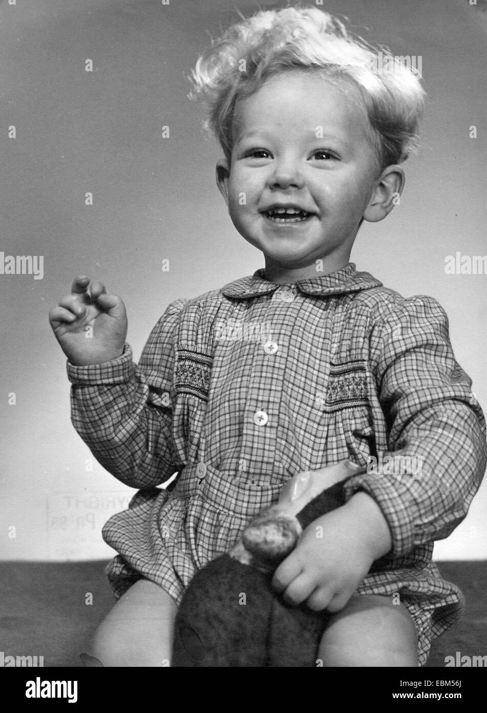 LAUGHING BOY Stock Photo