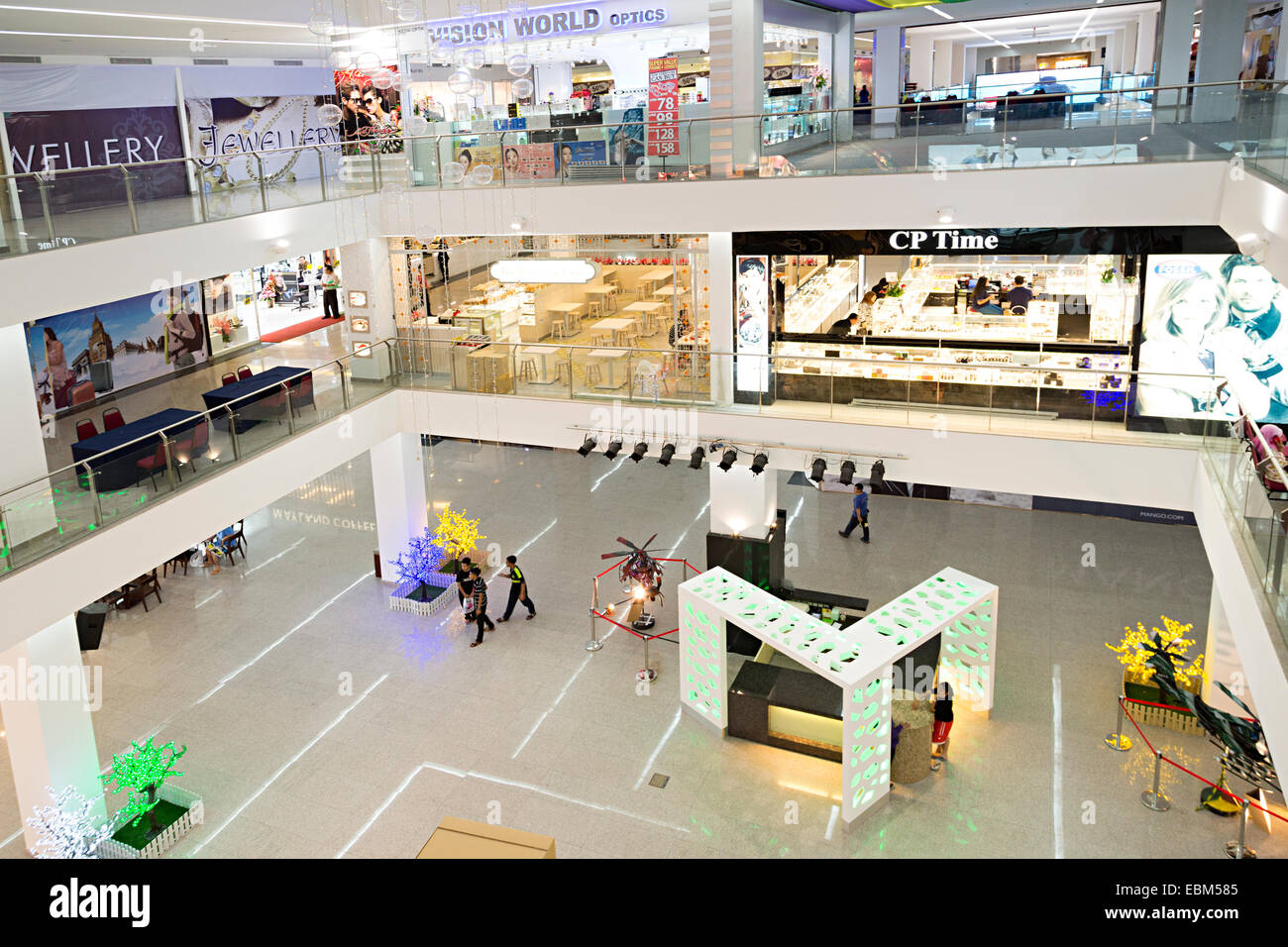 Shopping centre, Miri, Malaysia Stock Photo