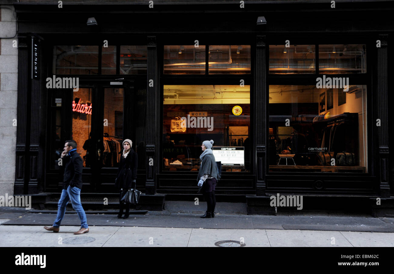 Manhattan New York USA - Carhartt WIP Store New York 119 Crosby Street, Soho  Stock Photo - Alamy