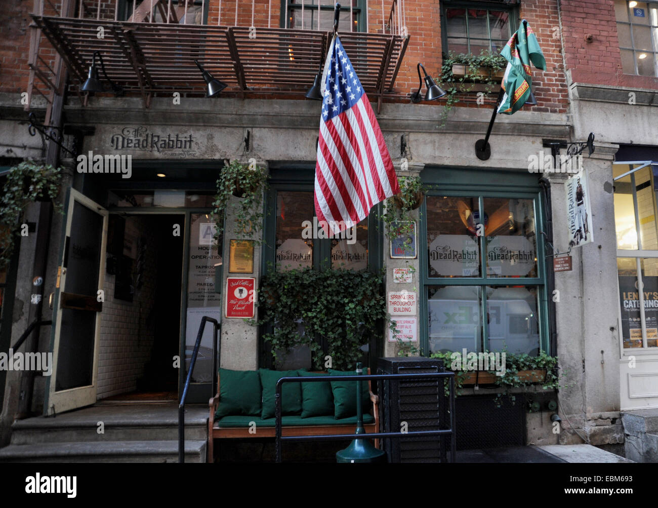 Manhattan New York USA The famous Dead Rabbit bar in Financial