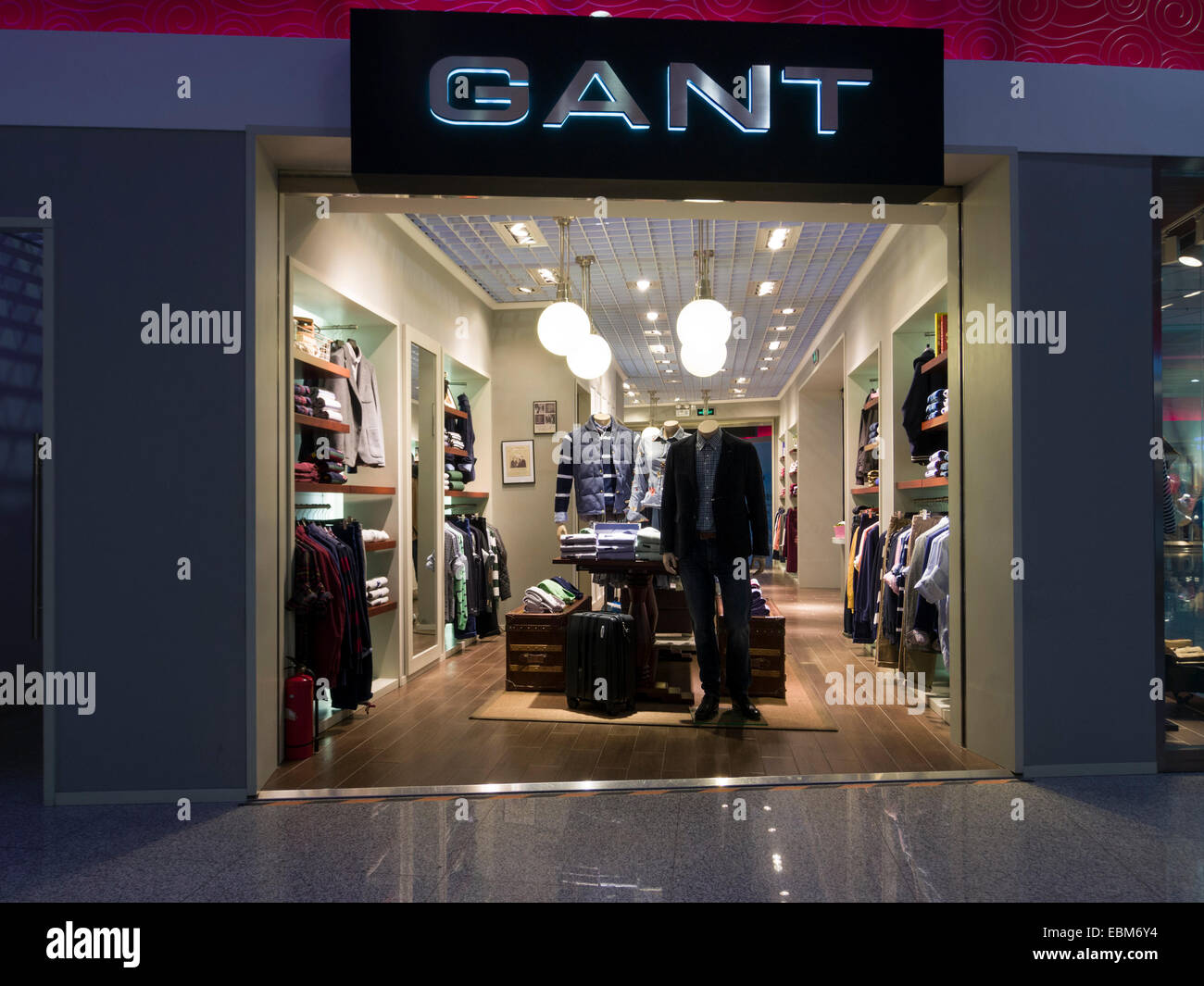 Gant clothing store Stock Photo