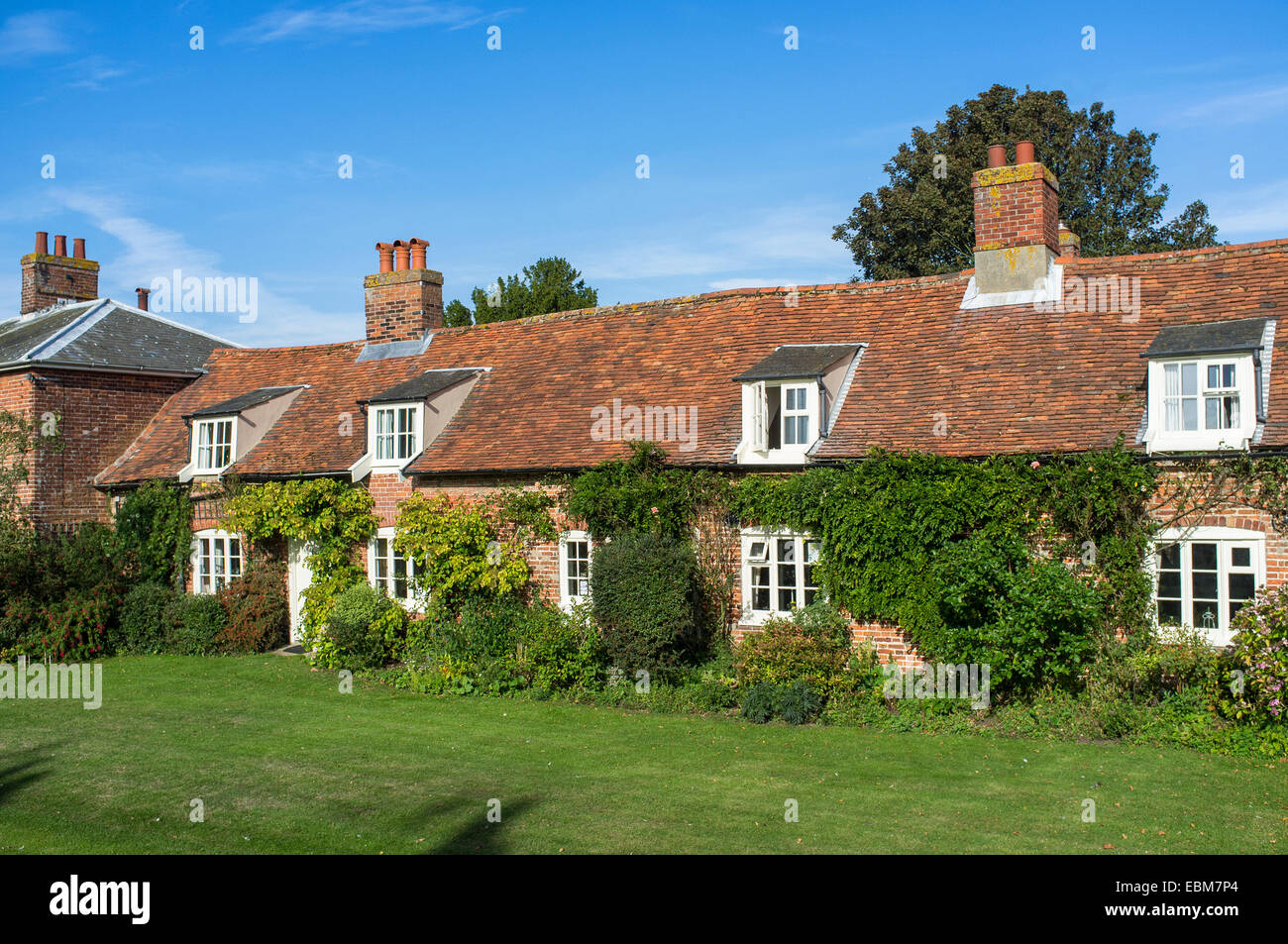Cottages in Orford Suffolk England Stock Photo