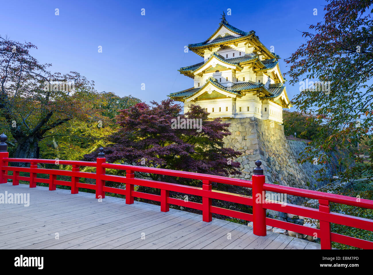 Hirosaki, Aomori, Japan at Hirosaki Castle. Stock Photo