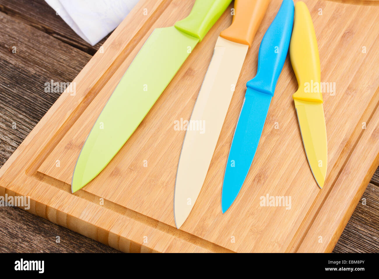 Ruler & Exacto Knife on Cutting Board Stock Photo - Alamy