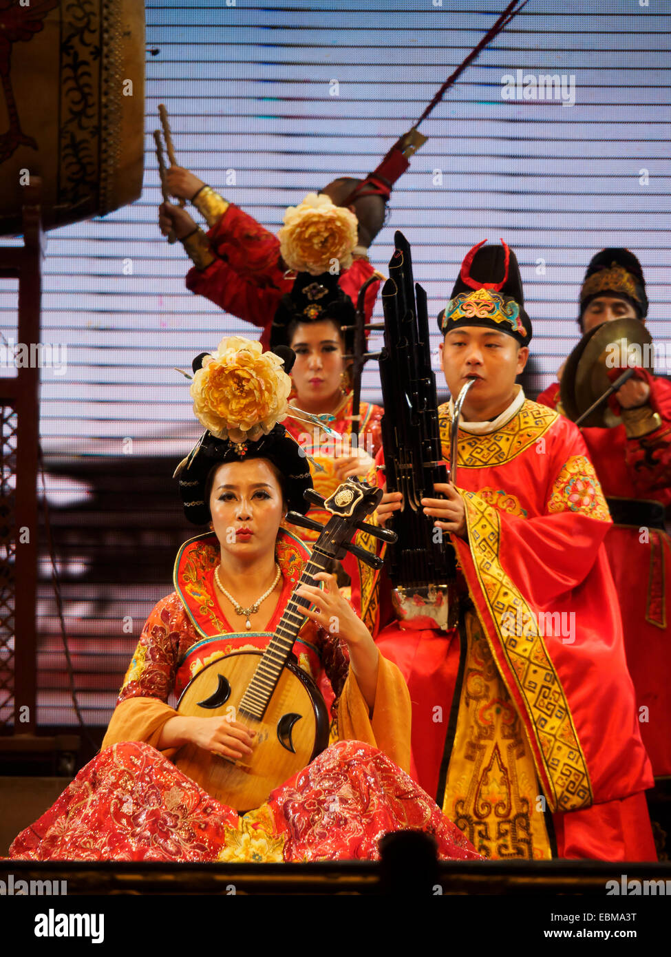 Traditional Tang dynasty Chinese opera Stock Photo