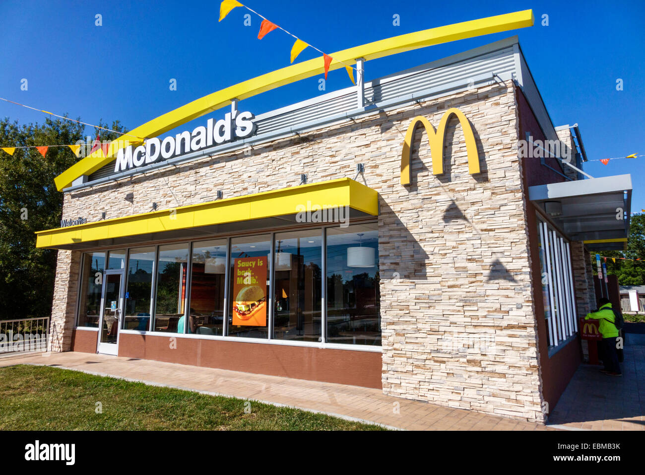 Florida Frostproof McDonald s fast food restaurant outside  