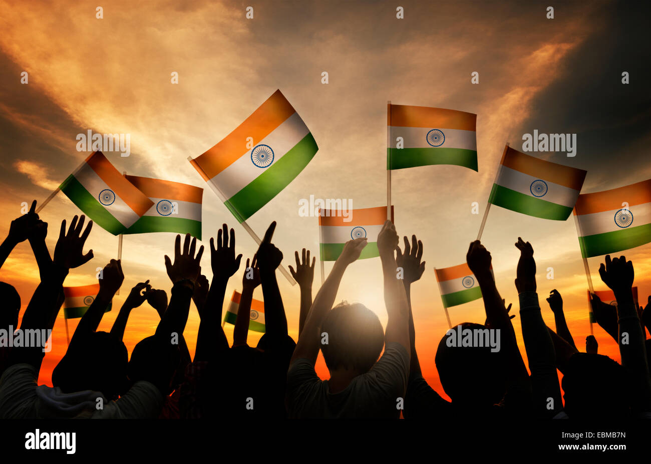Indian national flags hi-res stock photography and images - Alamy