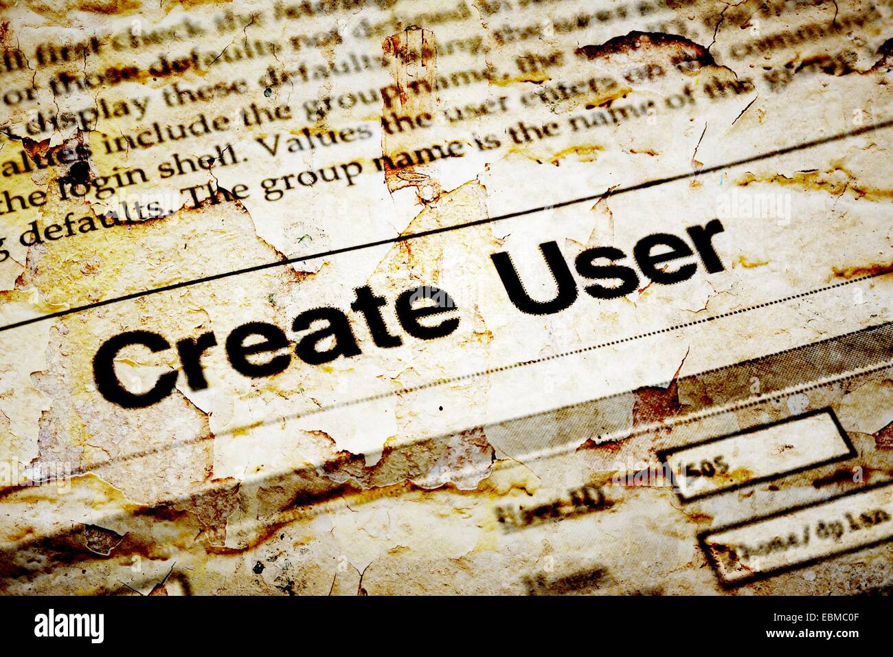 Create user hi-res stock photography and images - Alamy