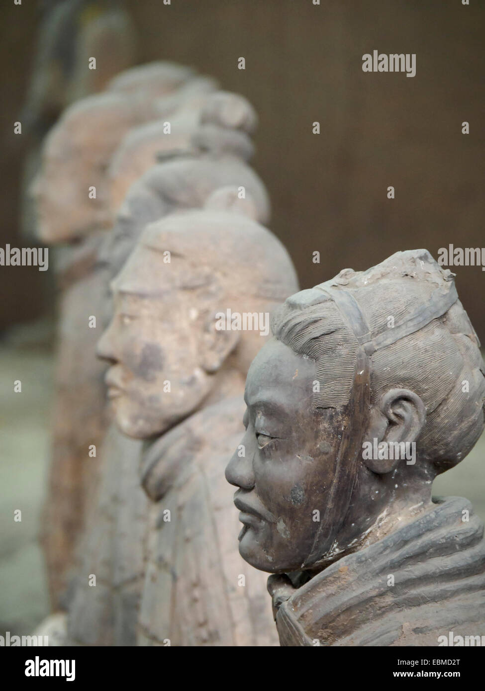Emperor Qin Shi Huang's terracotta army pit 1 in Xian, Shaanxi province, China Stock Photo