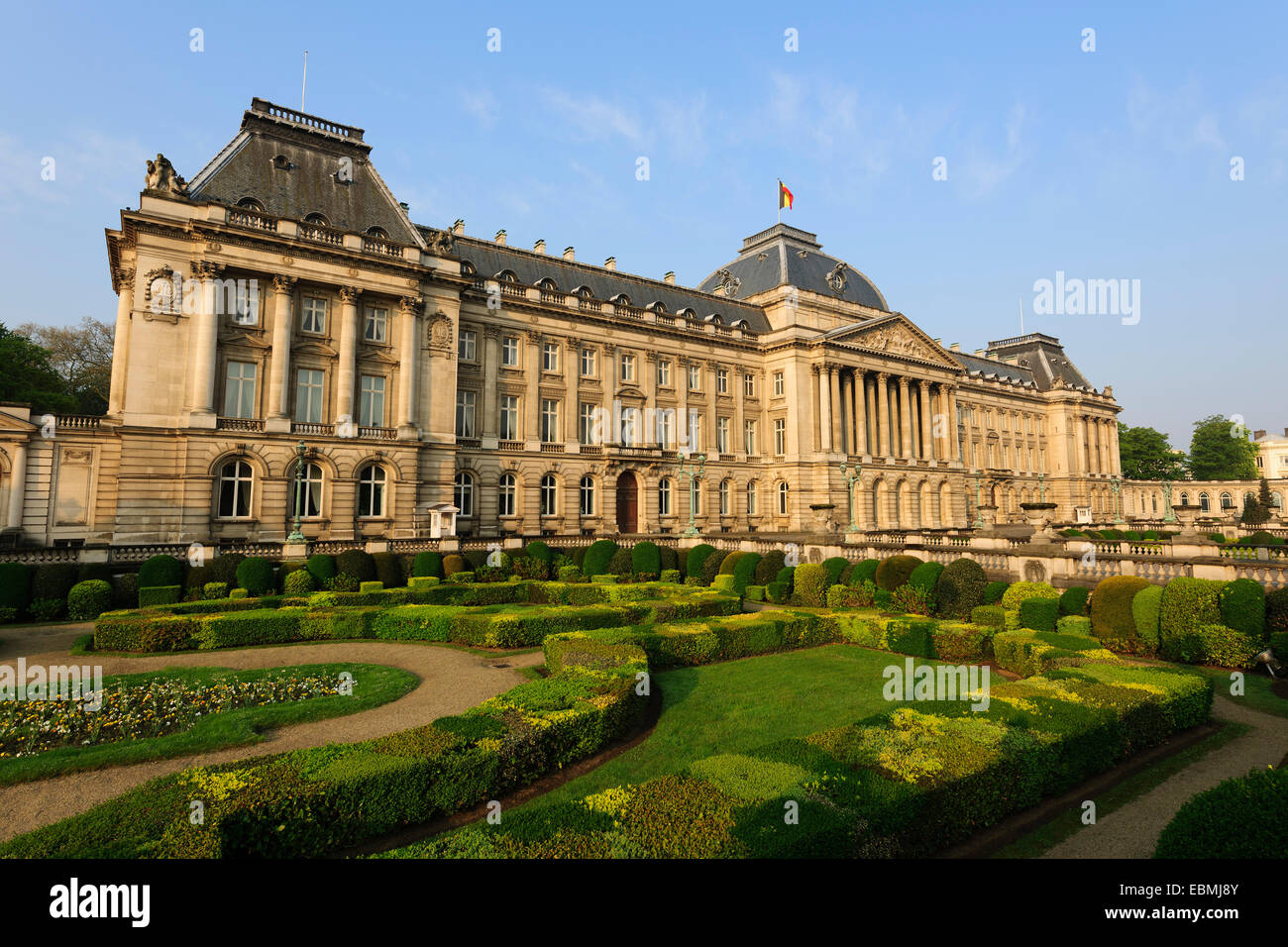 Royal Palace, Brussels, Brussels Region, Belgium Stock Photo