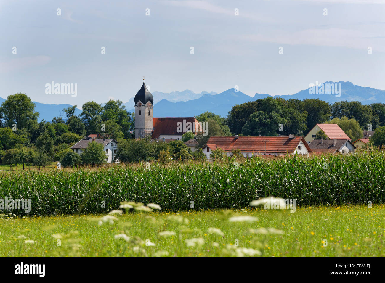Ramersberg, Wasserburger Land, Upper Bavaria, Bavaria, Germany Stock Photo