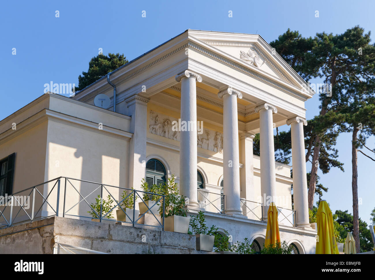 Gloriette, a former hunting lodge, Eisenstadt, Burgenland, Austria Stock Photo