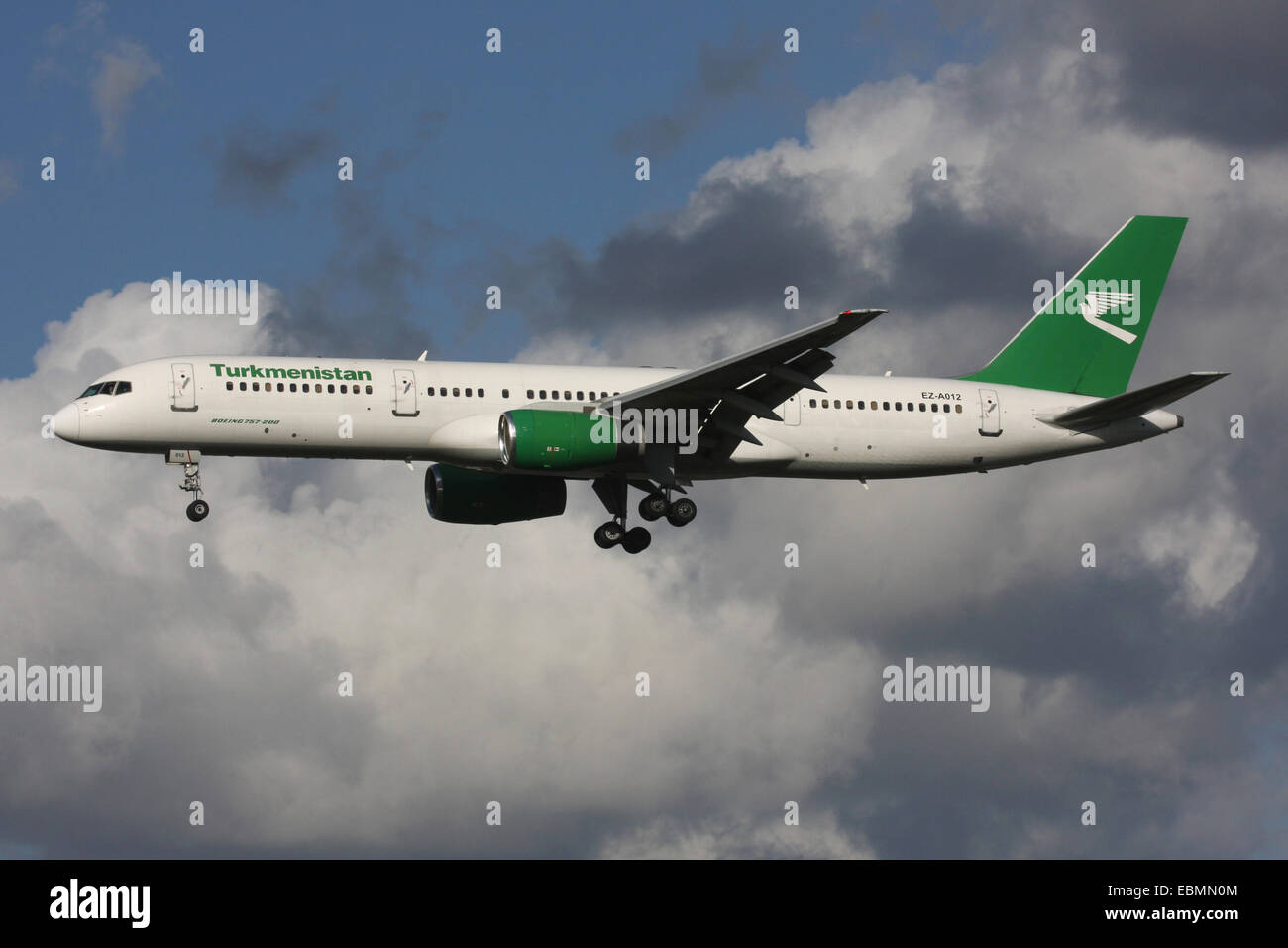 TURKMENISTAN BOEING 757 Stock Photo