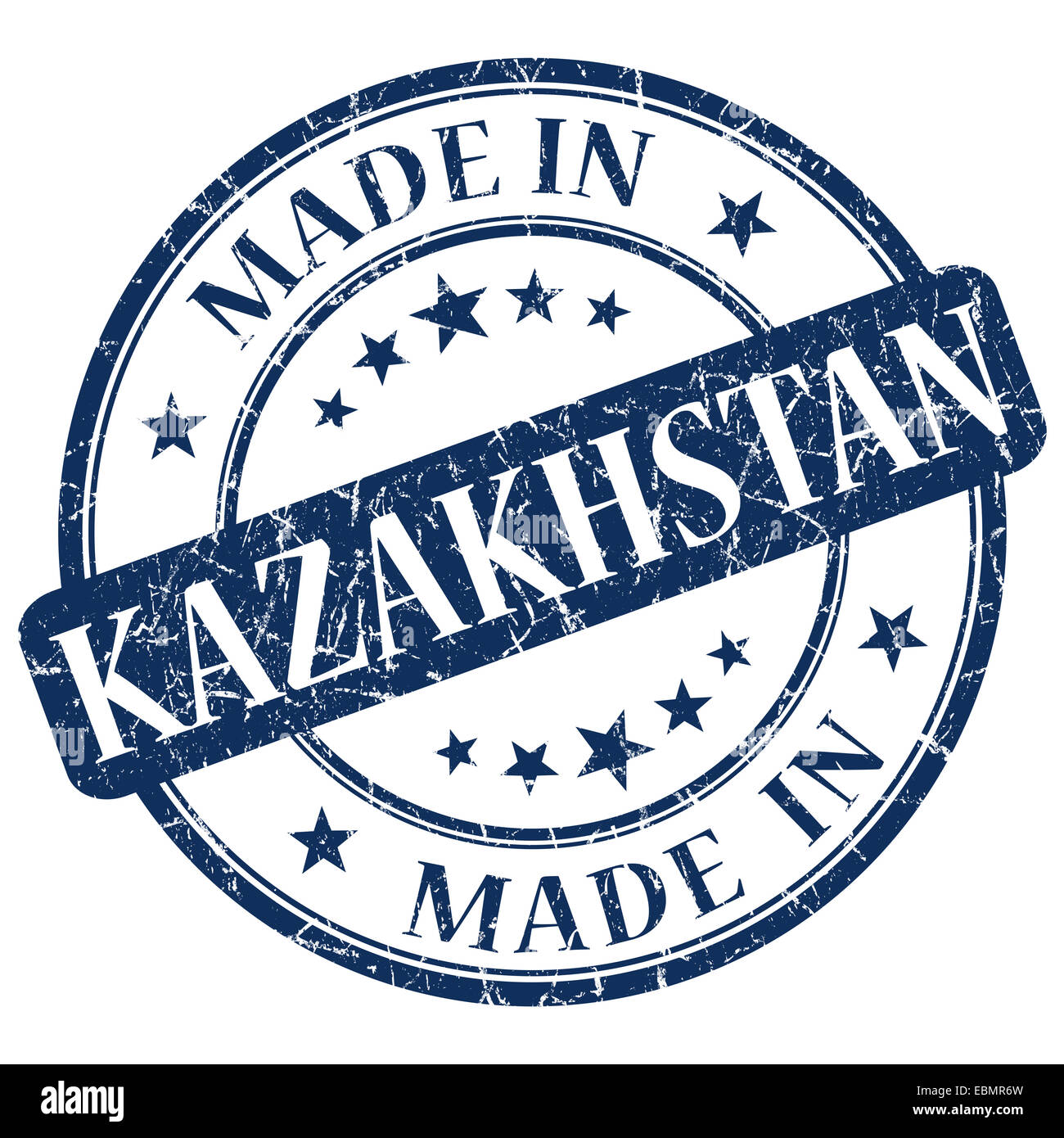 made in kazakhstan stamp Stock Photo - Alamy