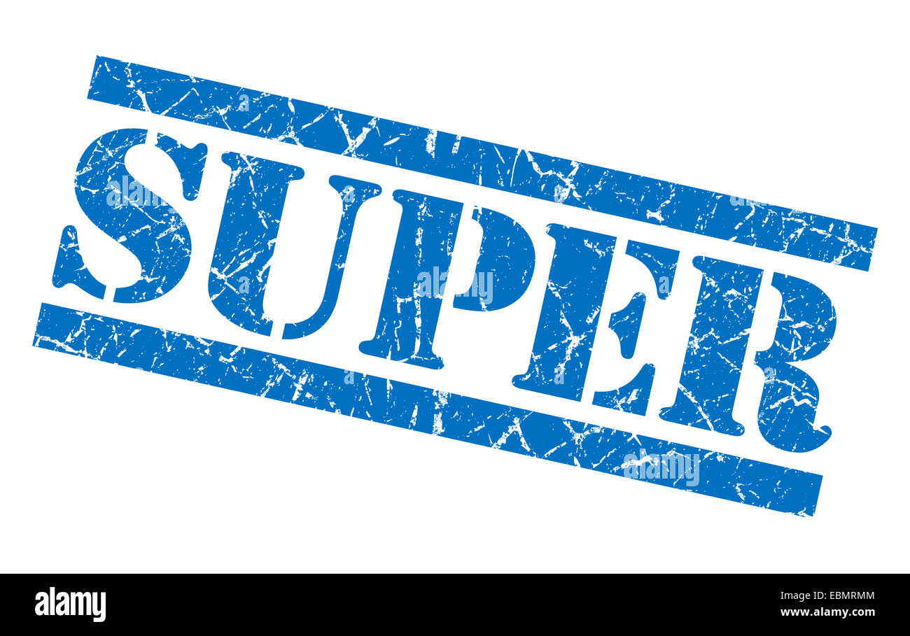 super blue square grunge textured isolated stamp Stock Photo - Alamy