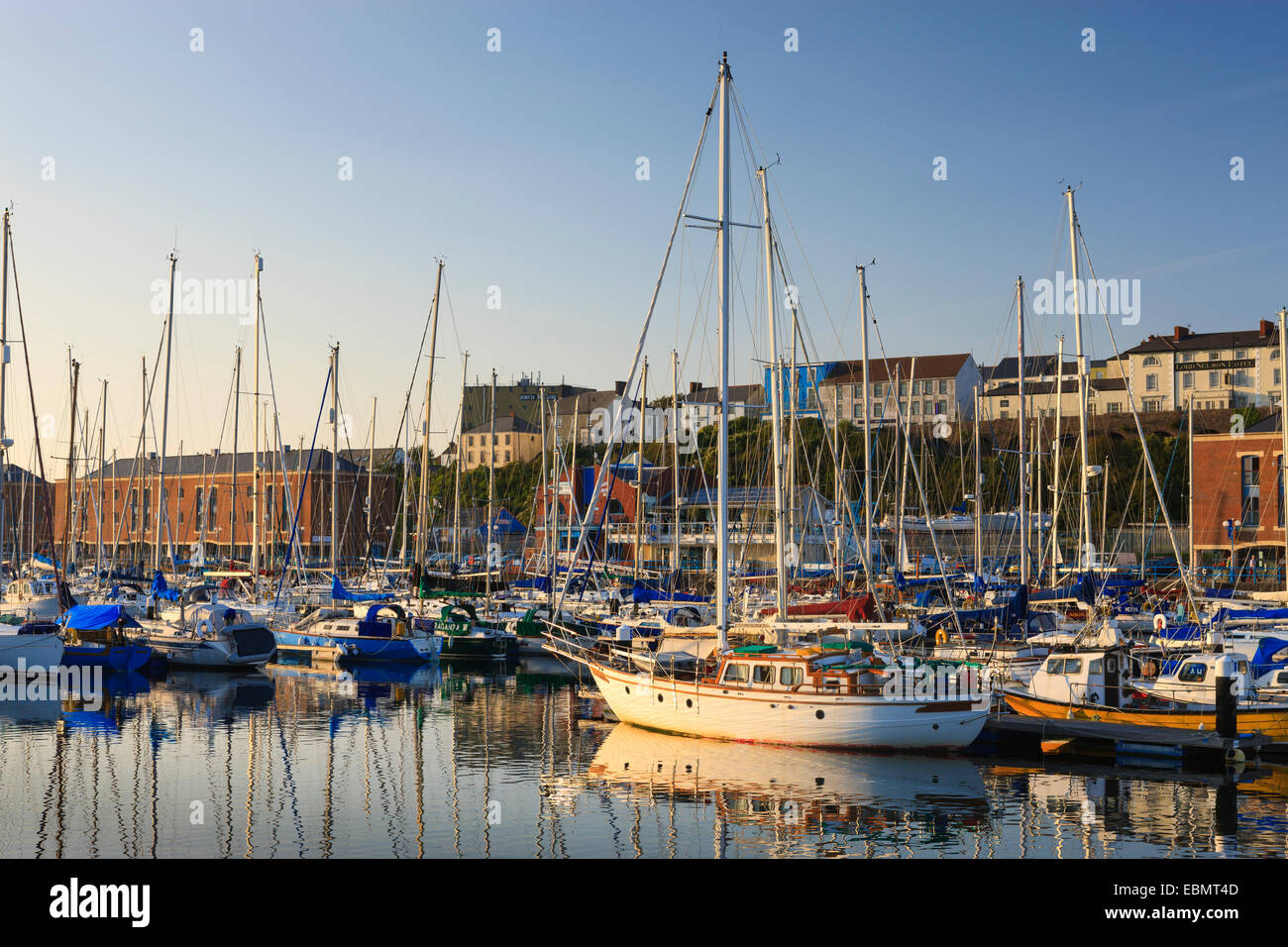 Milford Haven Pembrokeshire Wales Stock Photo