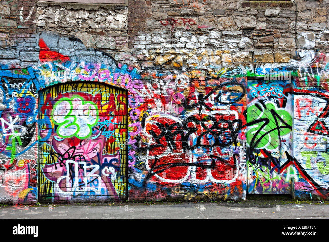 Wall Graffiti, Dublin, Republic of Ireland, Europe Stock Photo Alamy