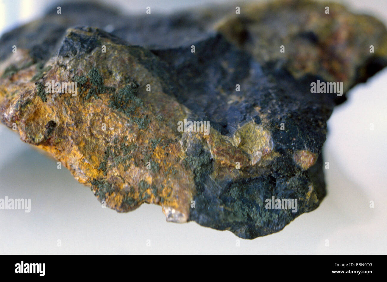 Uraninite, Germany, Saxony, Erz Mountains Stock Photo