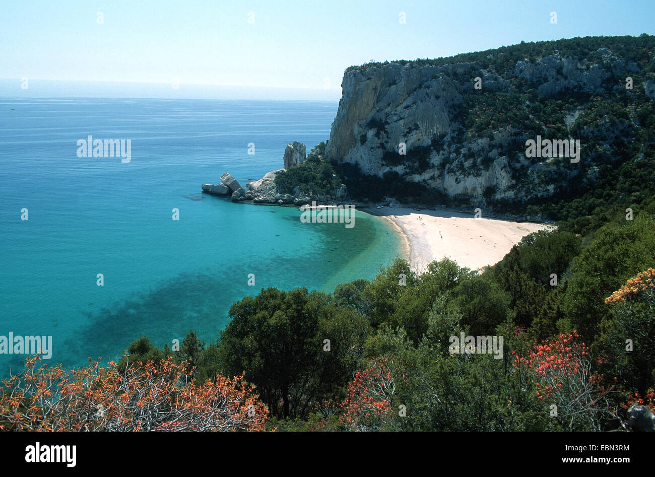 Cala Luna, Italy, Sardegna, Golf von Orosei Stock Photo