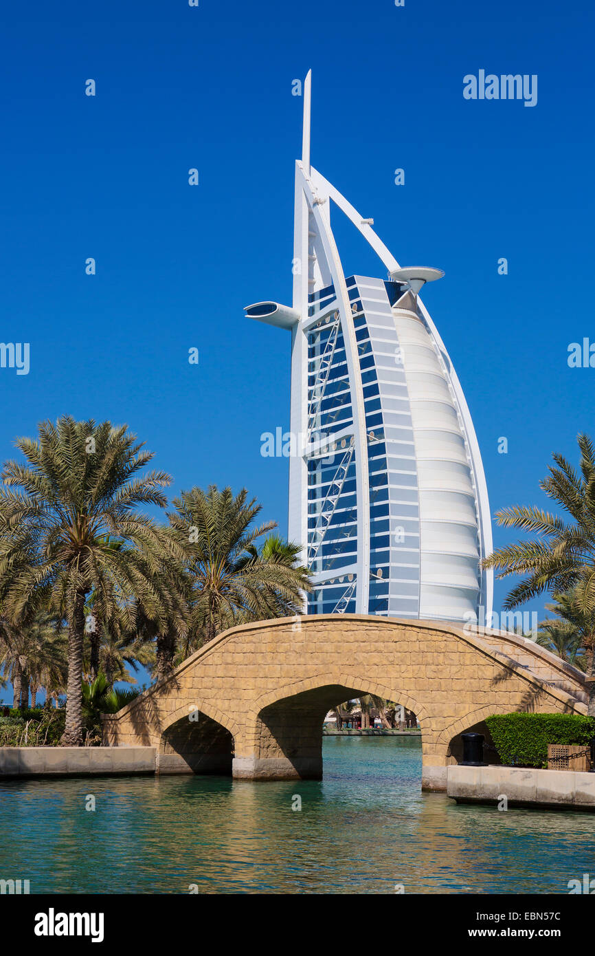 luxury place resort and spa for vacation in Dubai, UAE Stock Photo