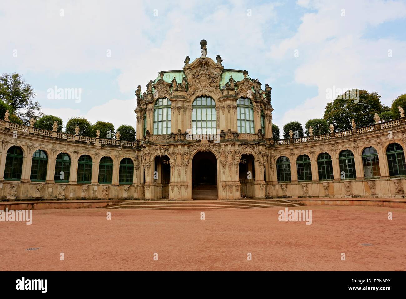 Wall Pavilion, Zwinger Palace, Dresden, Germany Stock Photo