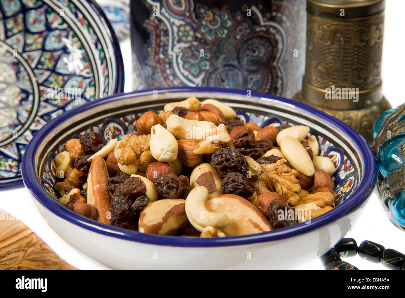 A mixture of nuts popular in Arab countries Stock Photo Alamy
