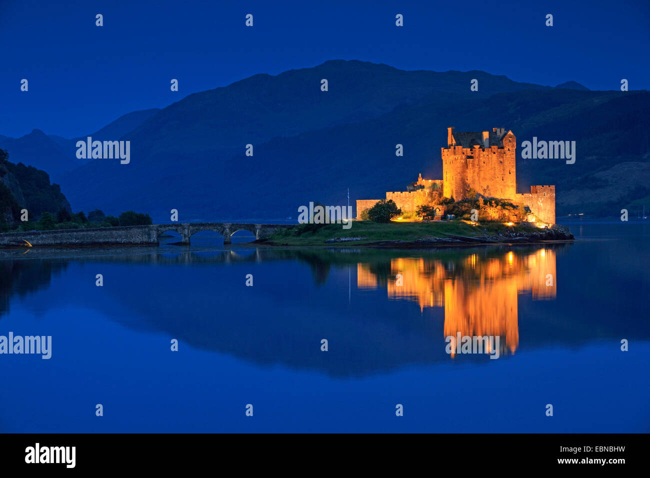 Eilean Donan Castle, Schotland Stock Photo
