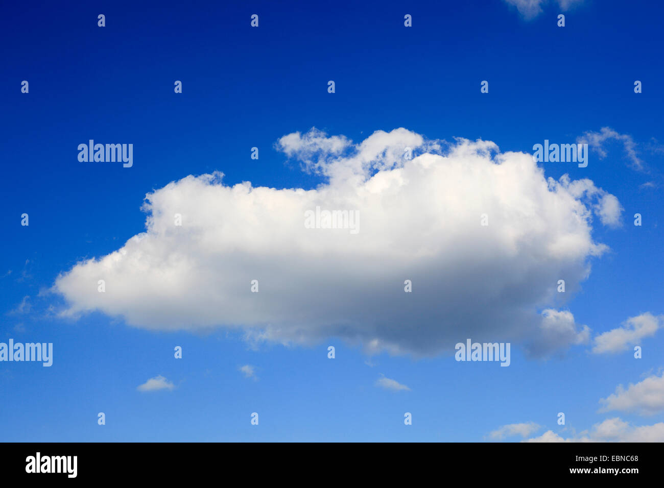 cumulus cloud in blue sky, Switzerland Stock Photo