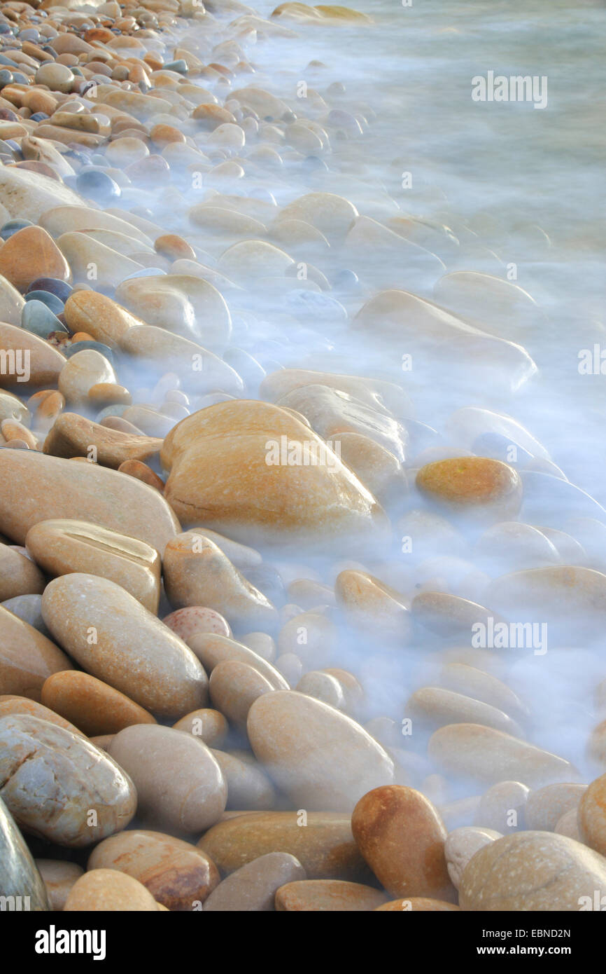 stones at the beach, United Kingdom, England Stock Photo