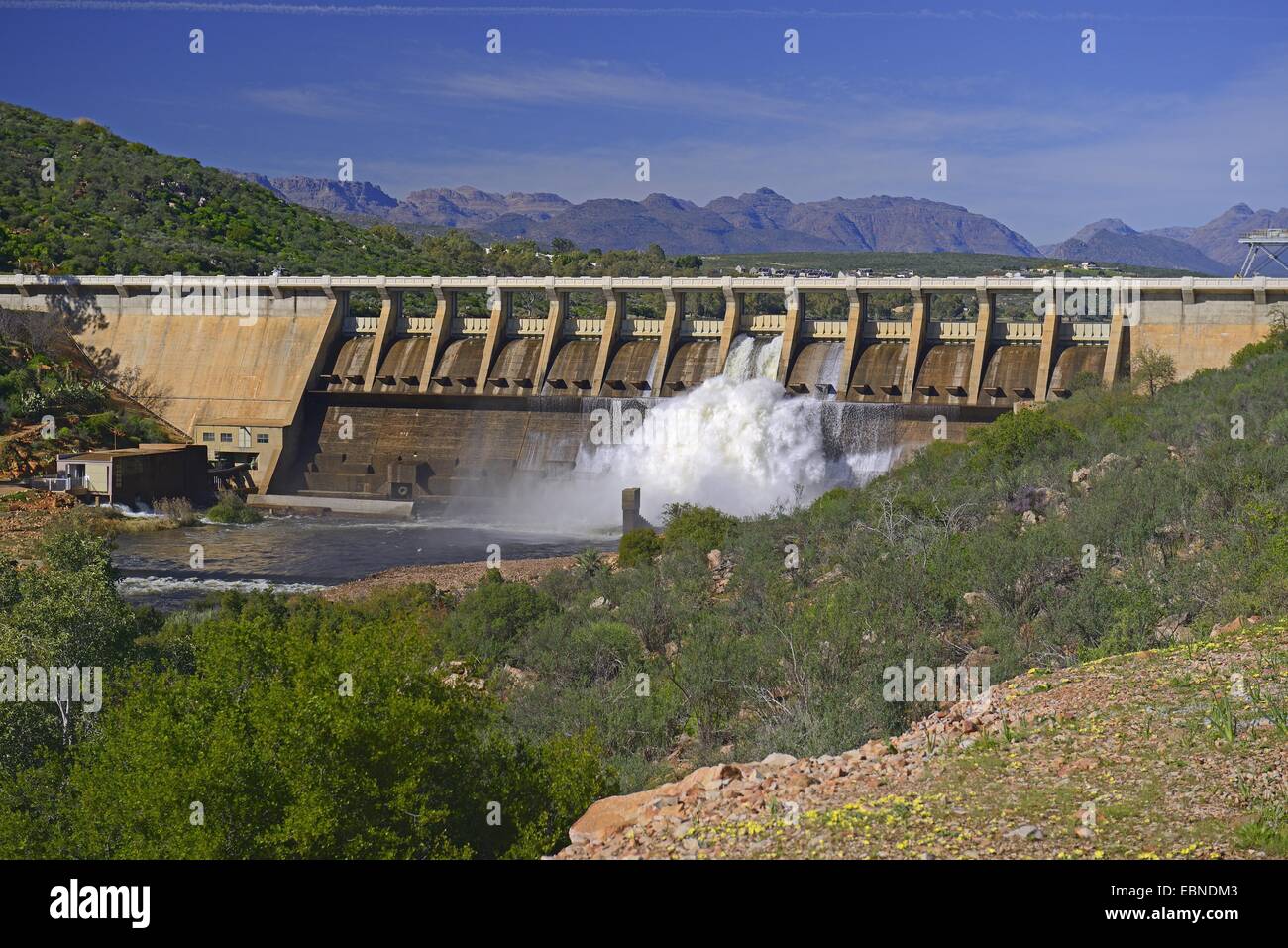 Clanwilliam dam at the Olifants River, South Africa, Western Cape