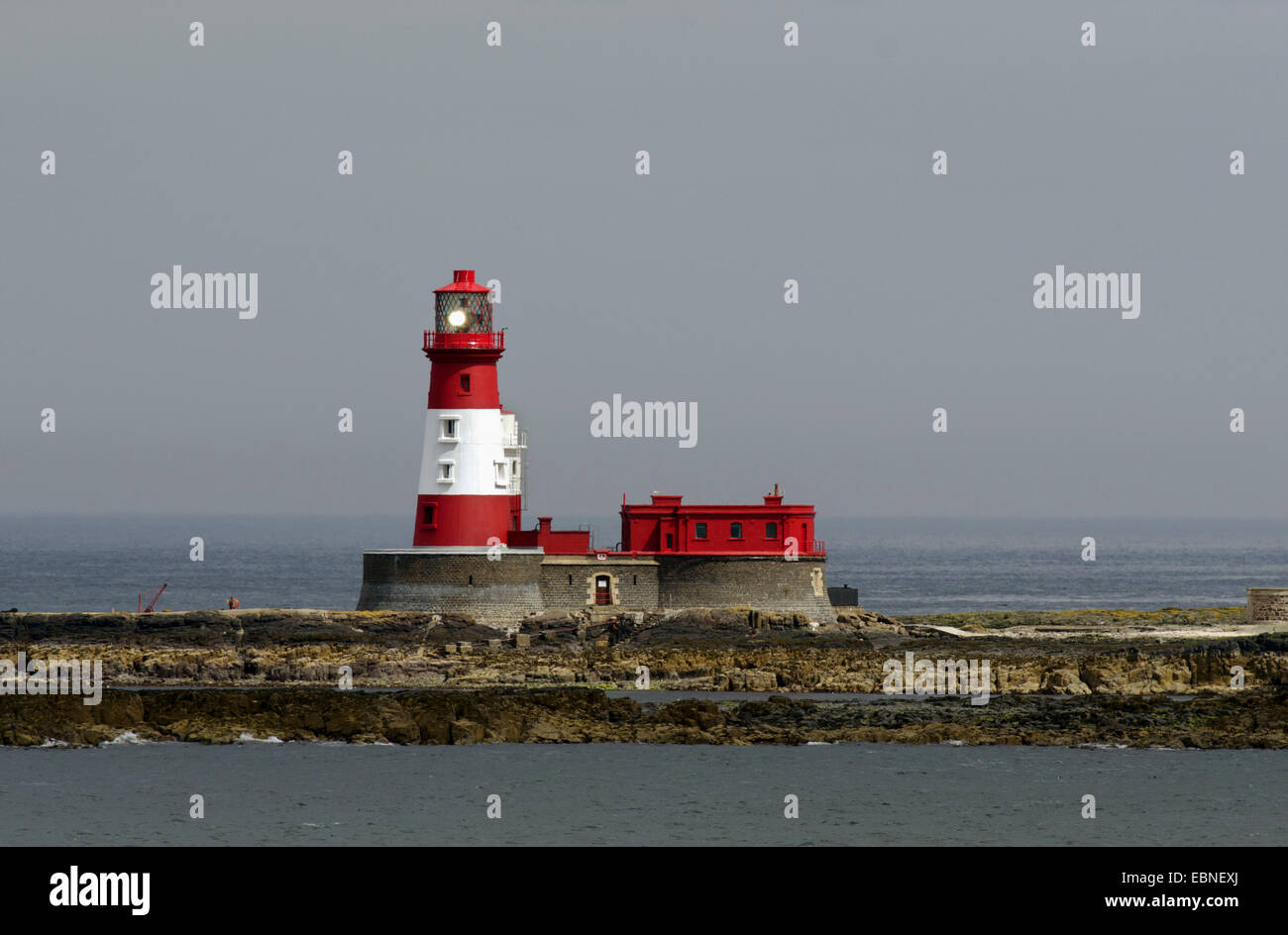 longstone lighthouse grace darling, United Kingdom, England, Northumberland, Farne Islands Stock Photo
