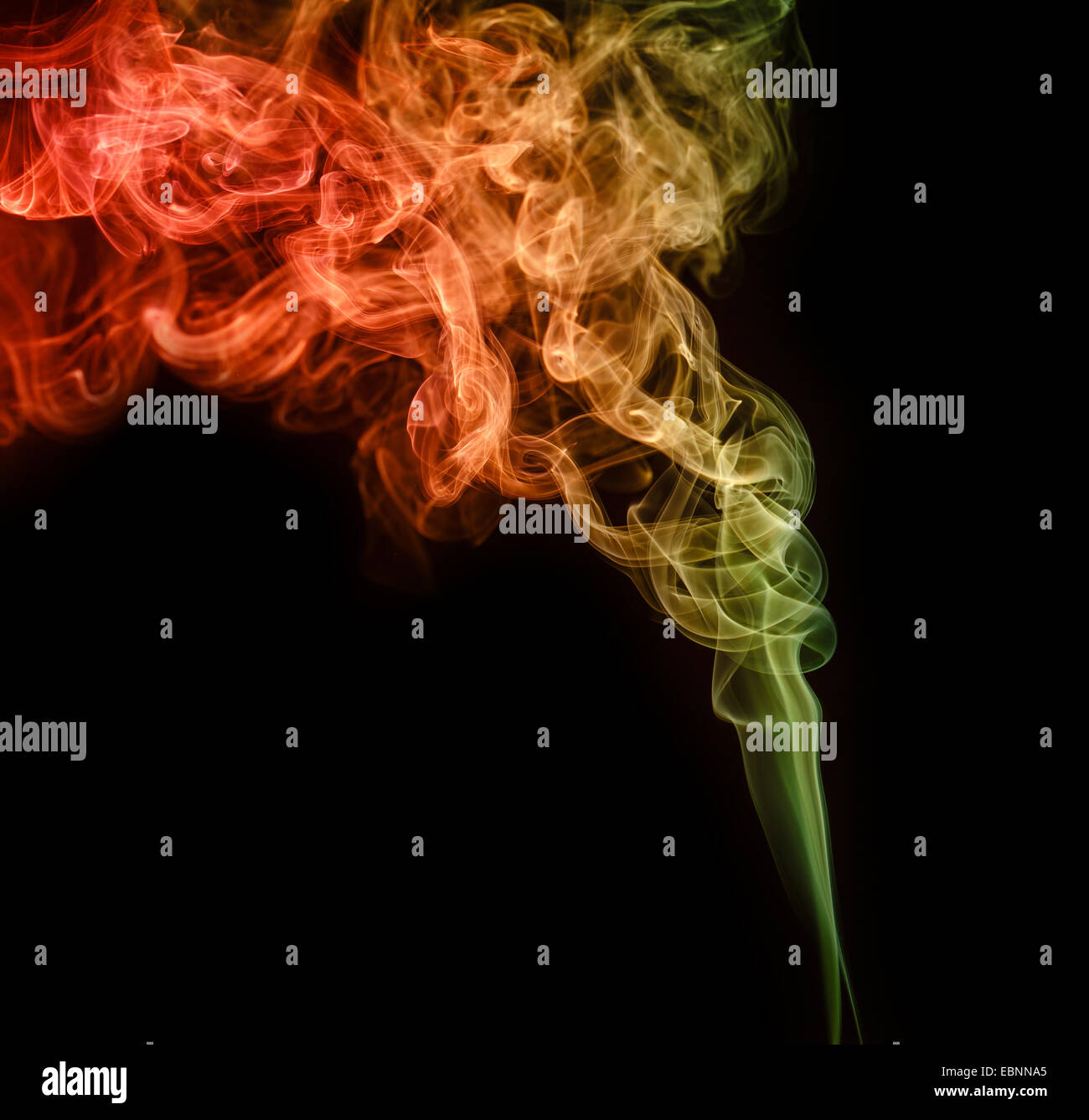 Abstract smoke moves on a black background Stock Photo - Alamy
