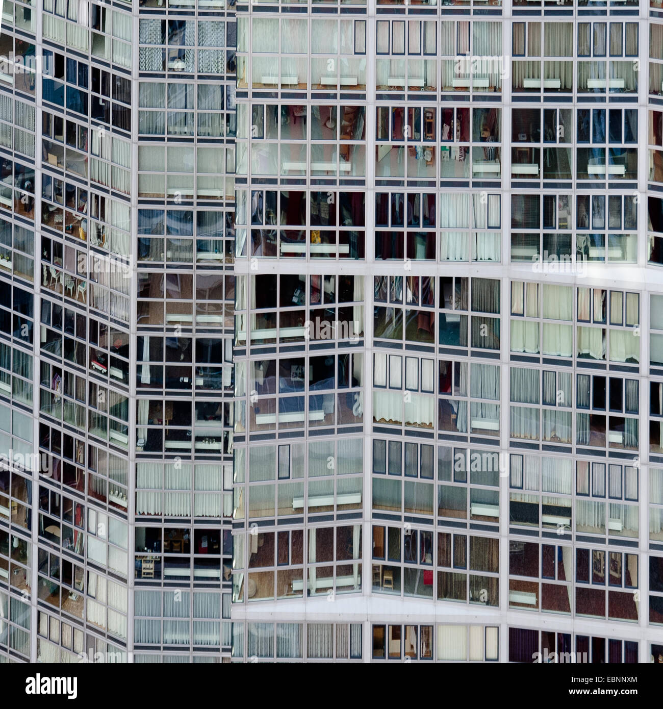 Watching Windows in Rotterdam, The Netherlands Stock Photo