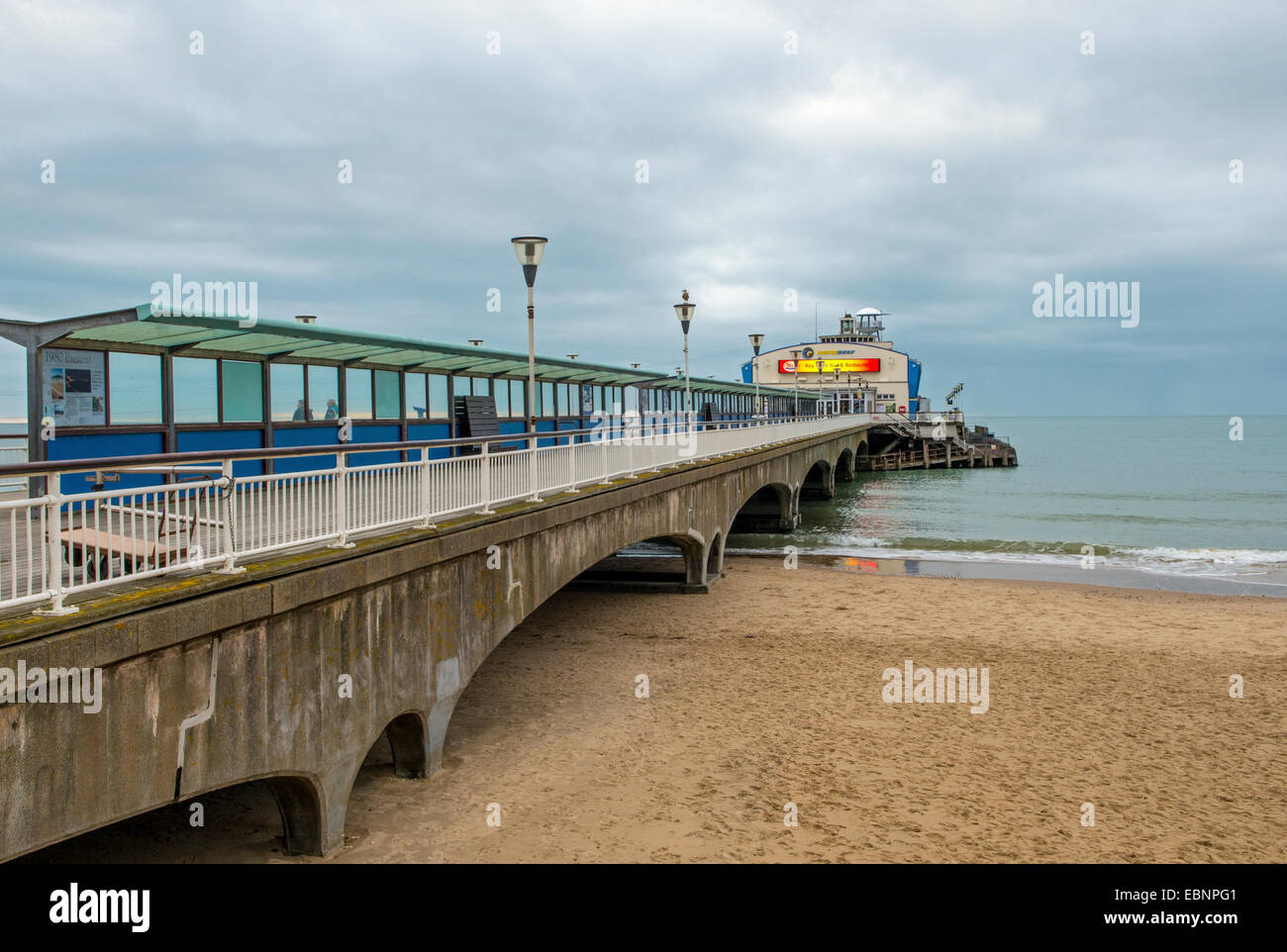 Bournemouth Pier in Winter Dorset England UK Stock Photo