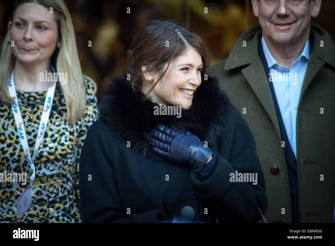 London, UK. 3rd Nov, 2014. Gemma Arterton attends 22nd ICAP Charity Day