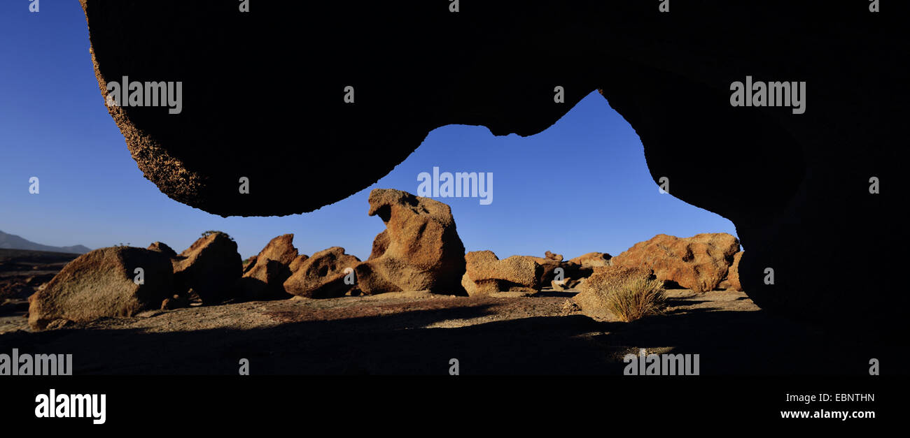 strange rocks near Bloedkoppe mountain, Namibia, Namib Naukluft National Park Stock Photo