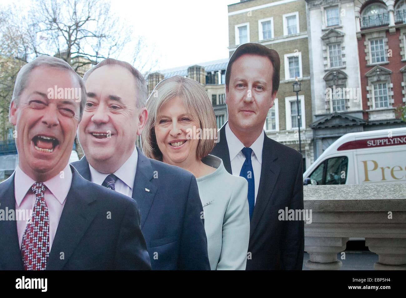 Westminster London,UK. 3rd December 2014. Cardboard cutout of British