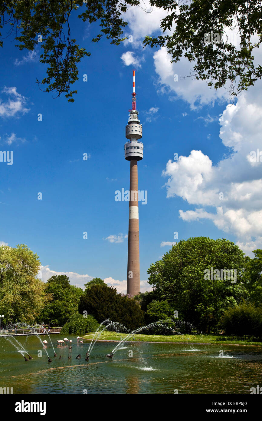 Florian tower in Westfalenpark, Germany, North Rhine-Westphalia, Ruhr Area, Dortmund Stock Photo