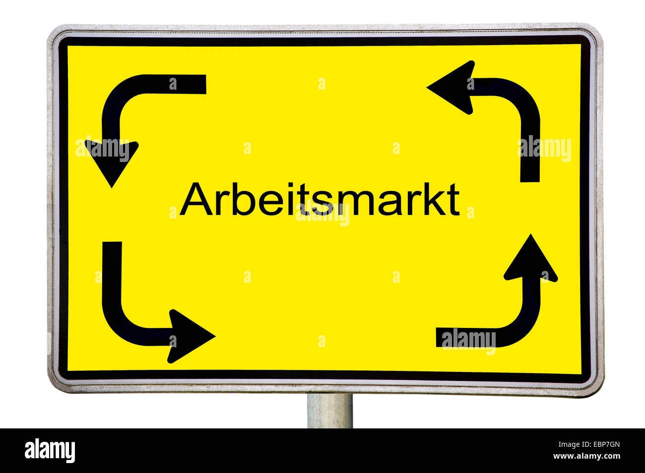 symbol sign 'job market' Stock Photo