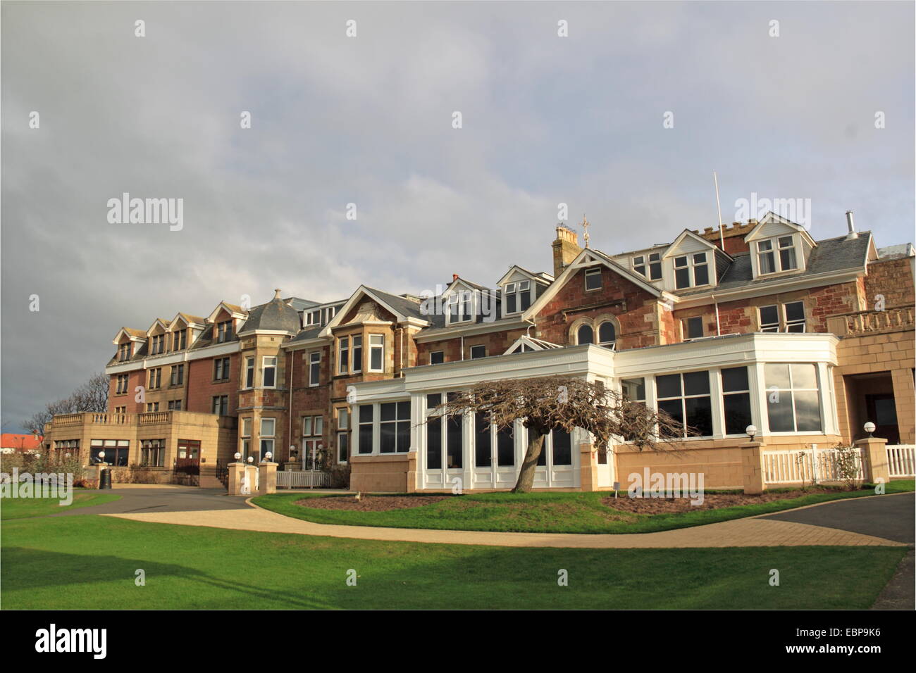 Orangery Restaurant, Seamill Hydro Spa Hotel, West Kilbride, North Ayrshire, Scotland, Great Britain, United Kingdom, UK, Europe Stock Photo