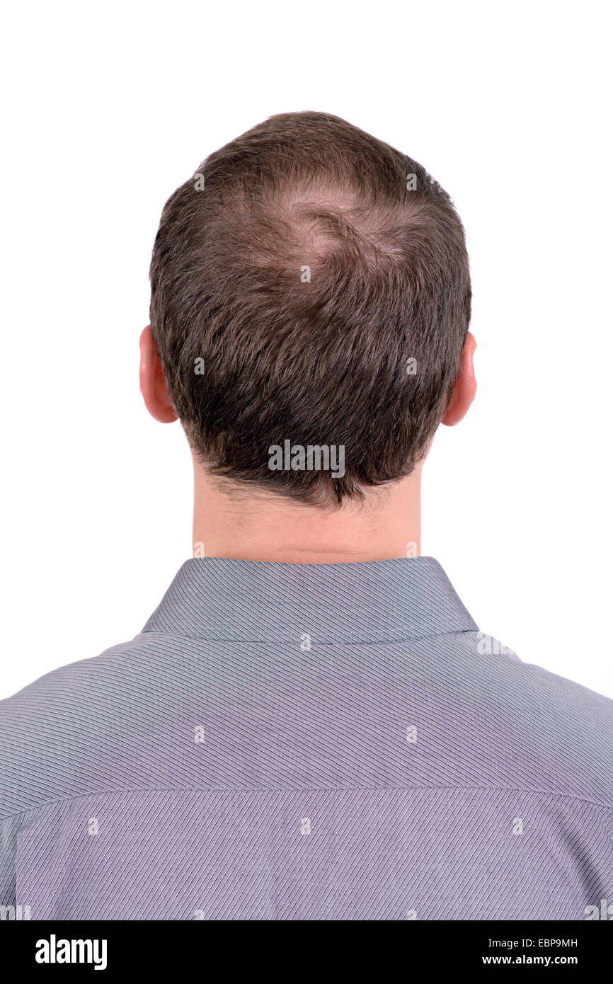 Back Of A Man S Head Stock Photo Alamy