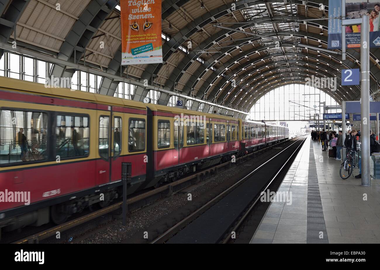 Alexanderplatz Bahnhof station Berlin Germany Stock Photo