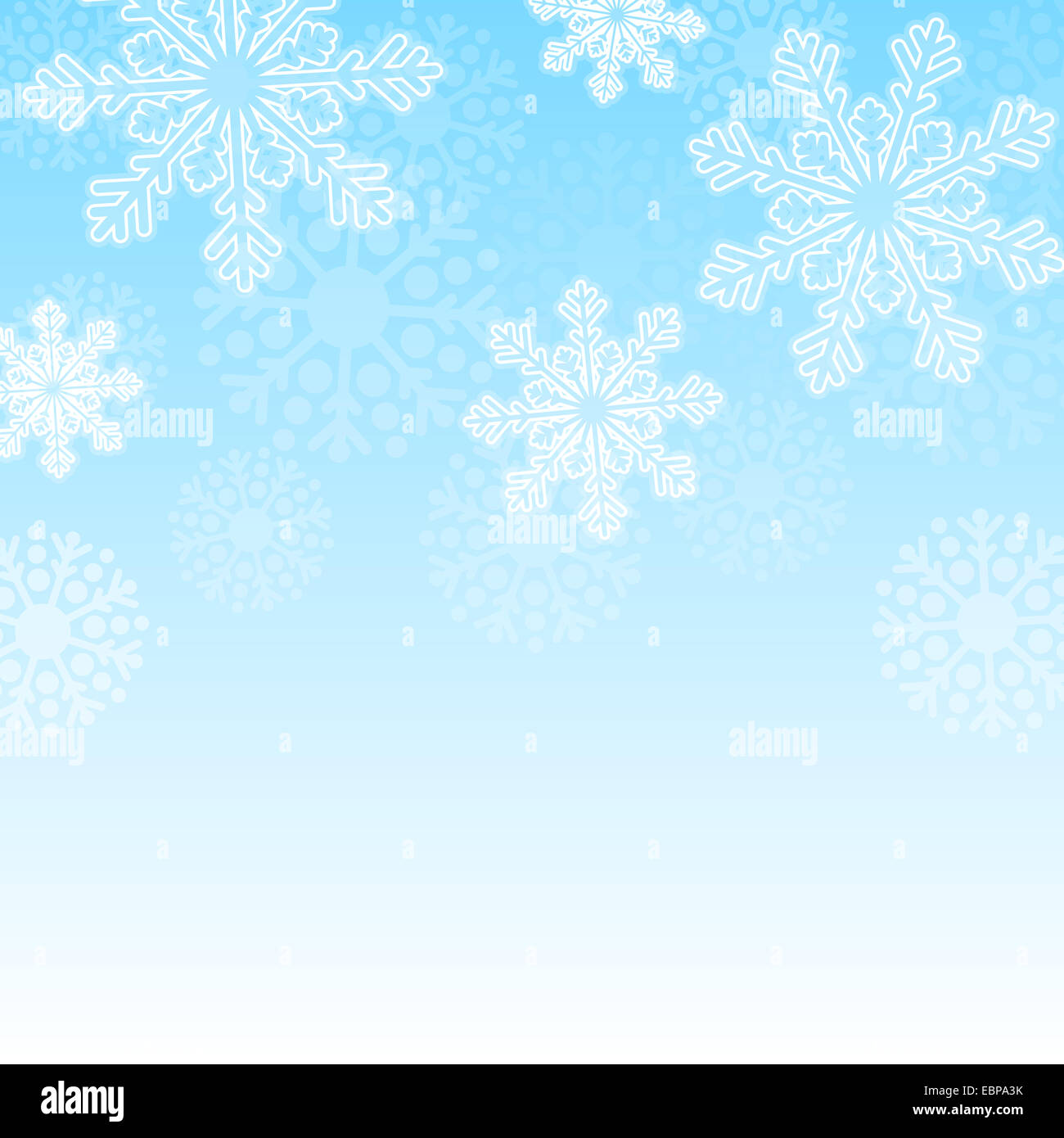 Abstract blue christmas background with snowflakes Stock Photo - Alamy