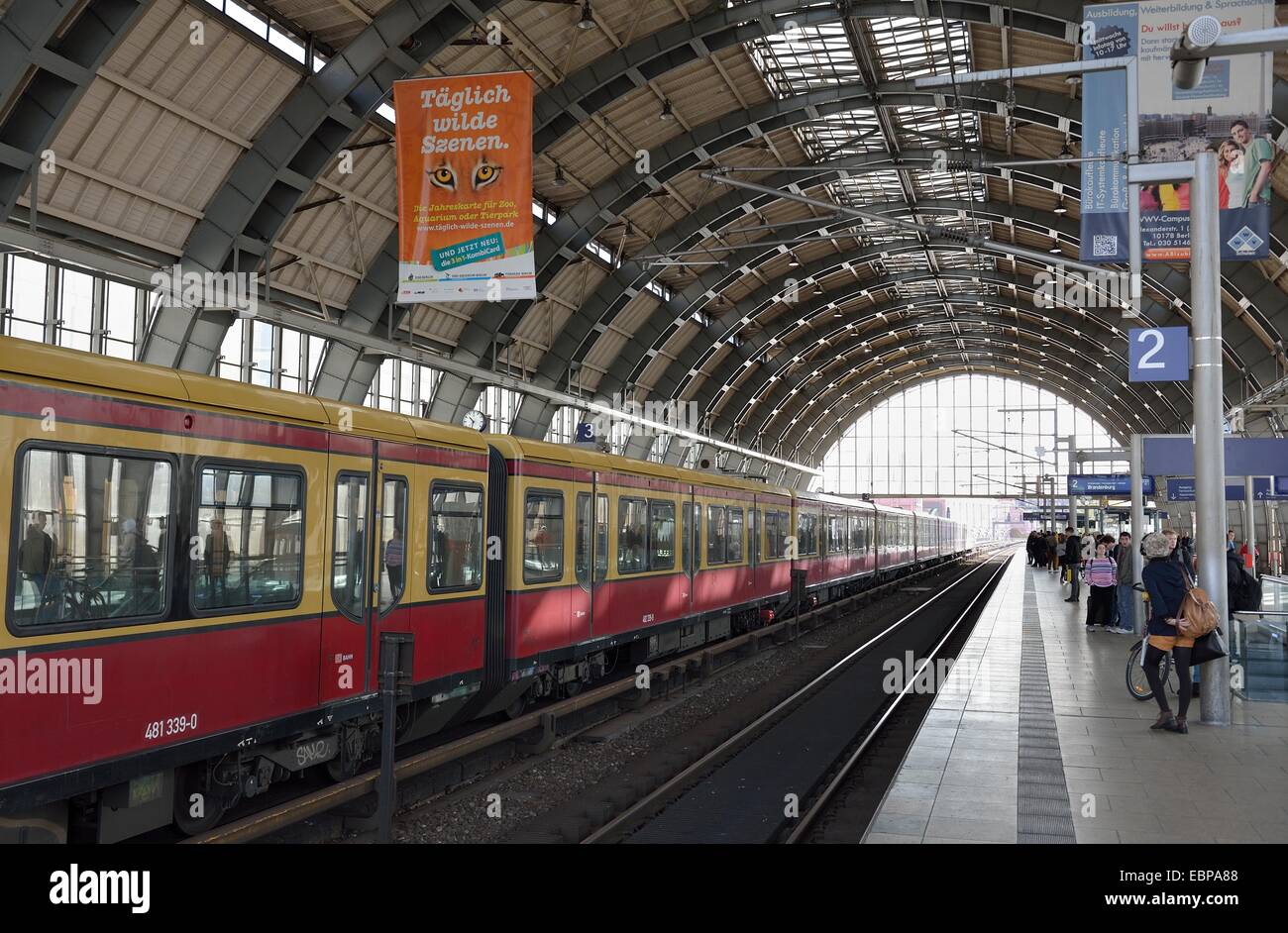 Alexanderplatz Bahnhof Berlin Germany Stock Photo