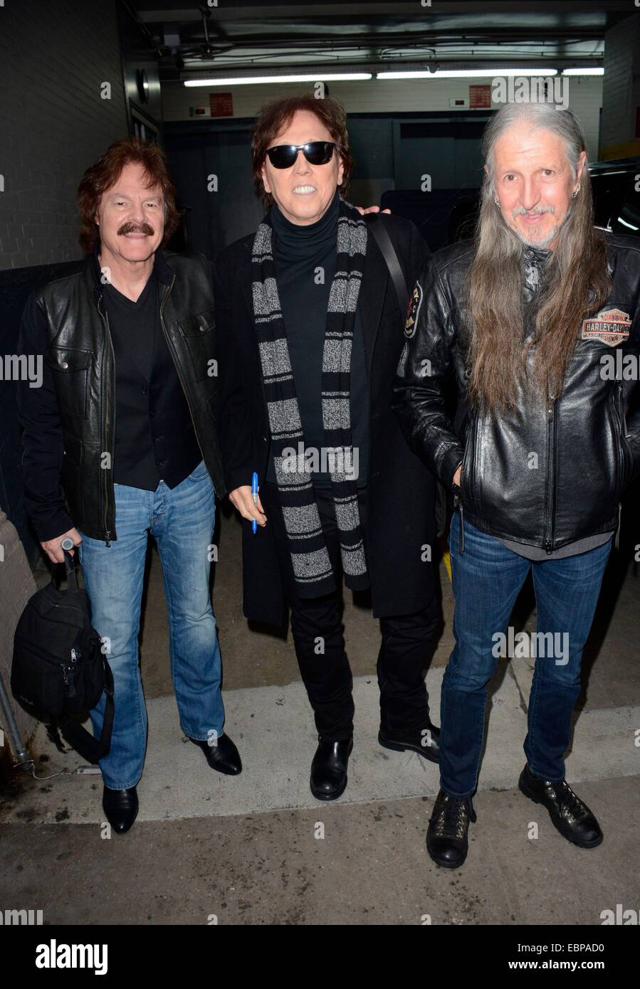 New York, NY, USA. 3rd Dec, 2014. Doobie Brothers: Tom Johnston, John McFee, Patrick Simmons out and about for Celebrity Candids - WED, New York, NY December 3, 2014. Credit:  Derek Storm/Everett Collection/Alamy Live News Stock Photo