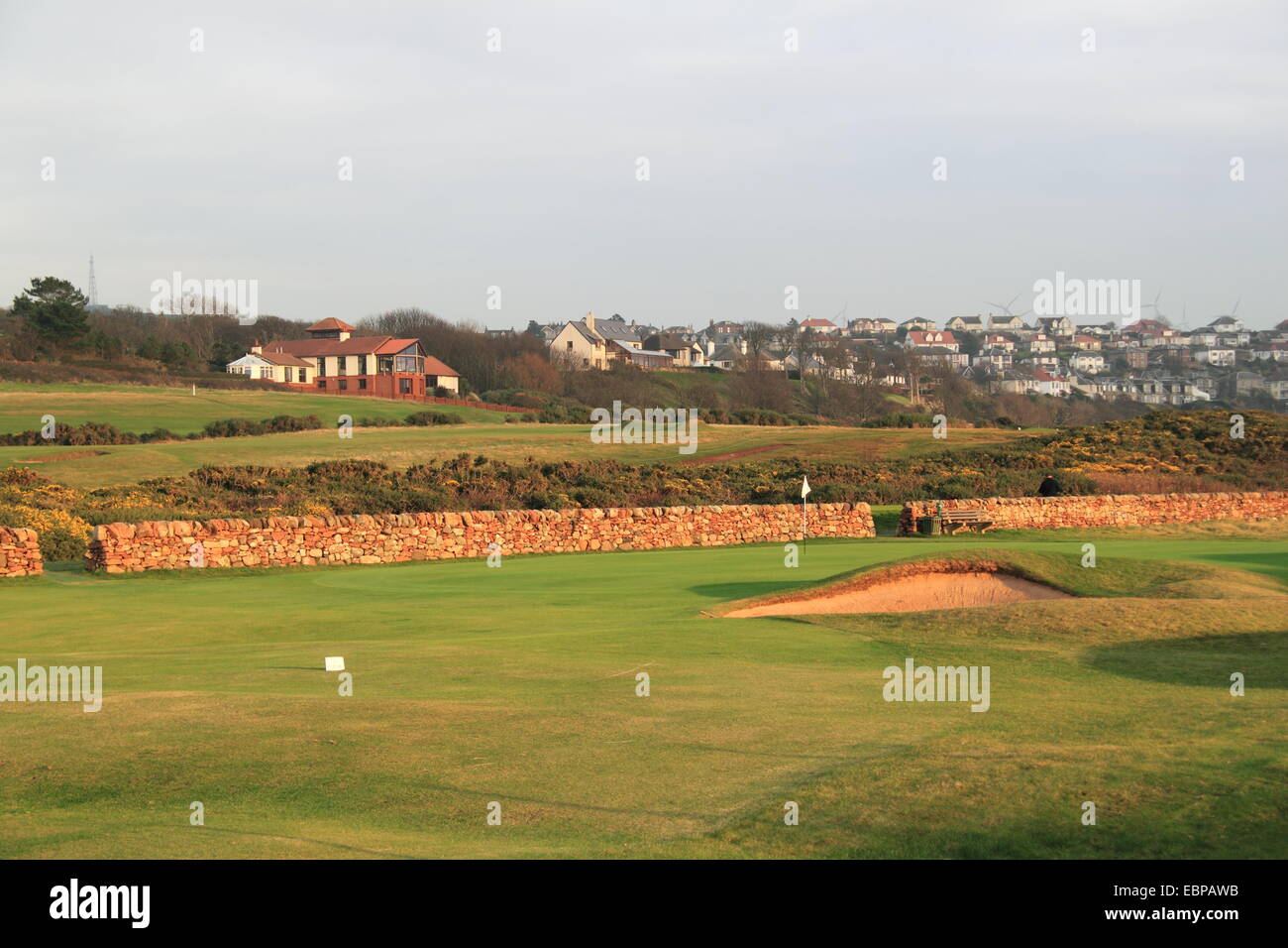 West Kilbride Golf Club, Seamill, North Ayrshire, Scotland, Great Britain, United Kingdom, UK, Europe Stock Photo